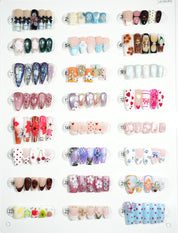 zb104..Different styles of nails