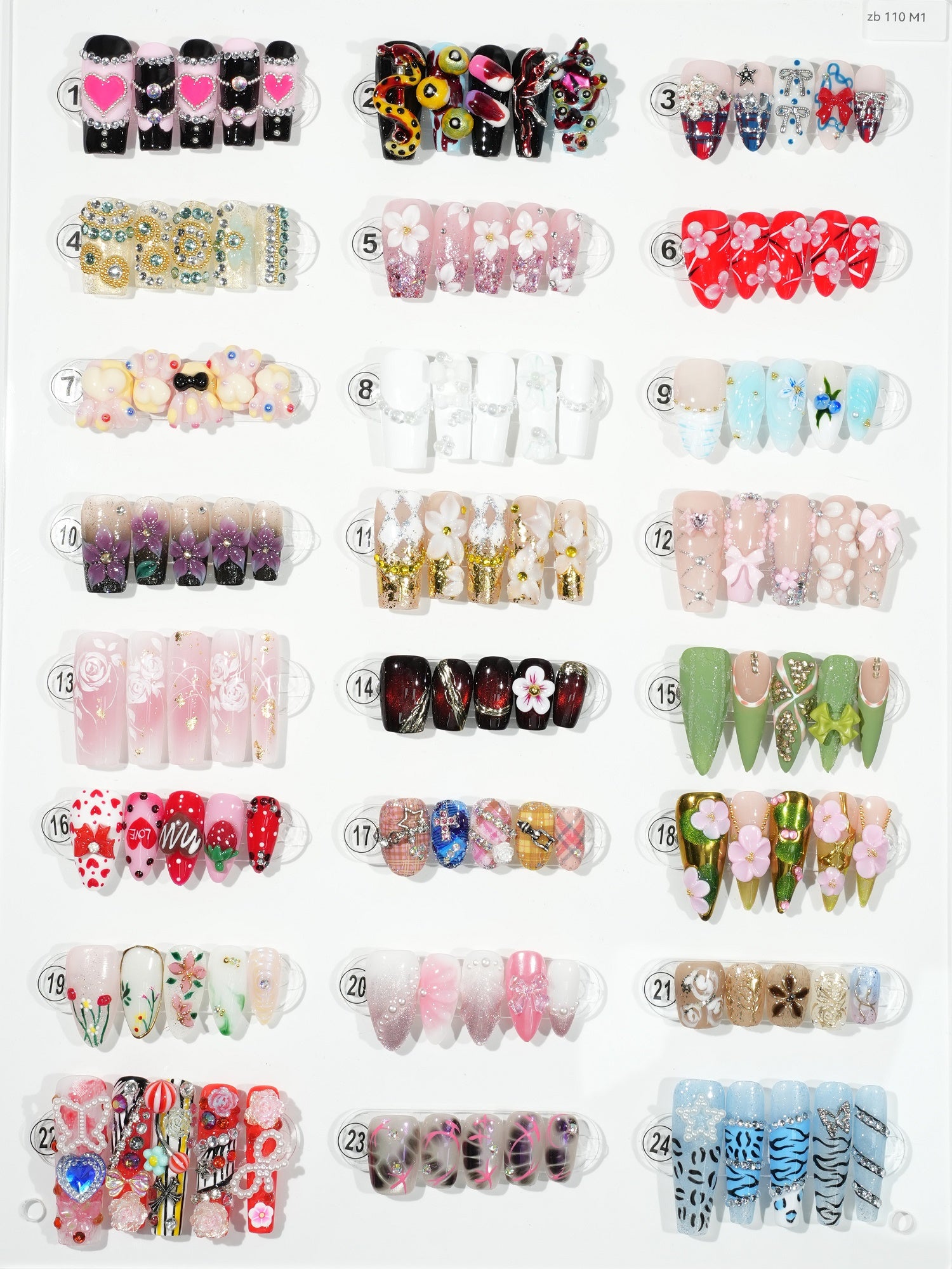 zb110..A wide variety of nails