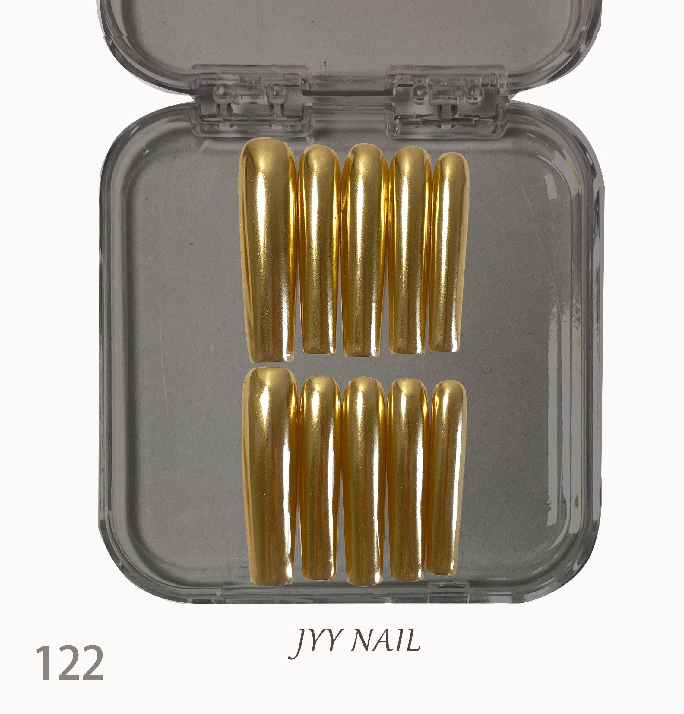 A122 Fuchsa;Pure metal street style hot girl Manicure