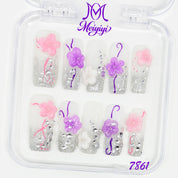 zb129...A wide variety of wearable nails in different styles.