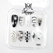 zb128..A wide variety of wearable nails