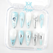 zb131..A wide variety of wearable nails
