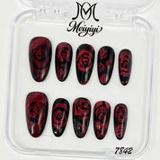 zb129...A wide variety of wearable nails in different styles.