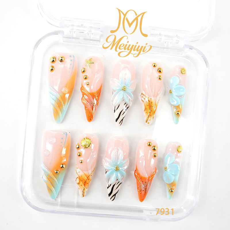 zb131..A wide variety of wearable nails