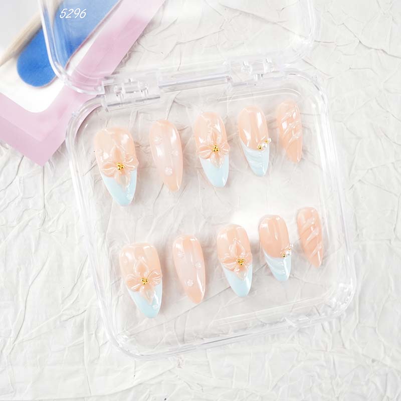 zb40..Different styles press on nails display