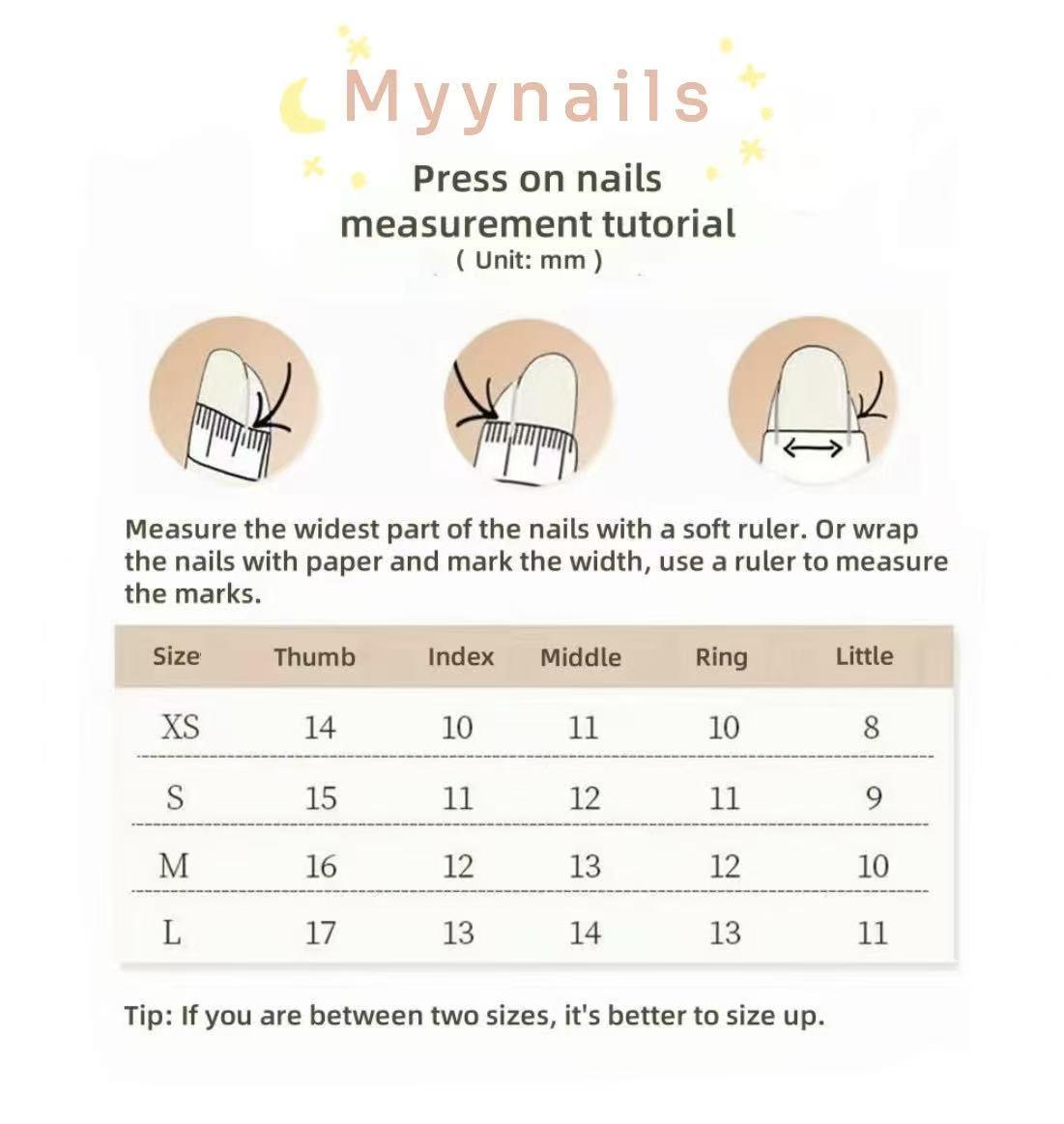 Nails mixed sizes and length wholesale (mainly for Xs and S sizes)-Suzy