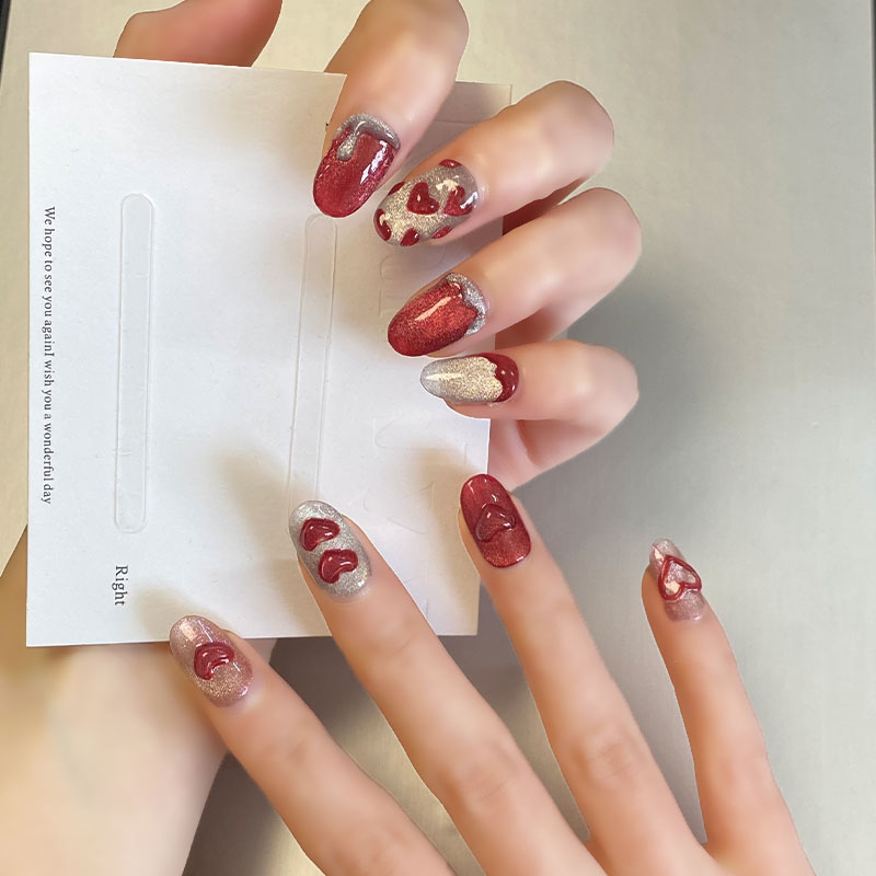 A1148-New French cat-eye street style hot girl nail art, original by MYY