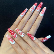 A1711-Meiyiyi original pure handmade wearing nails high-end custom luxury high-end style