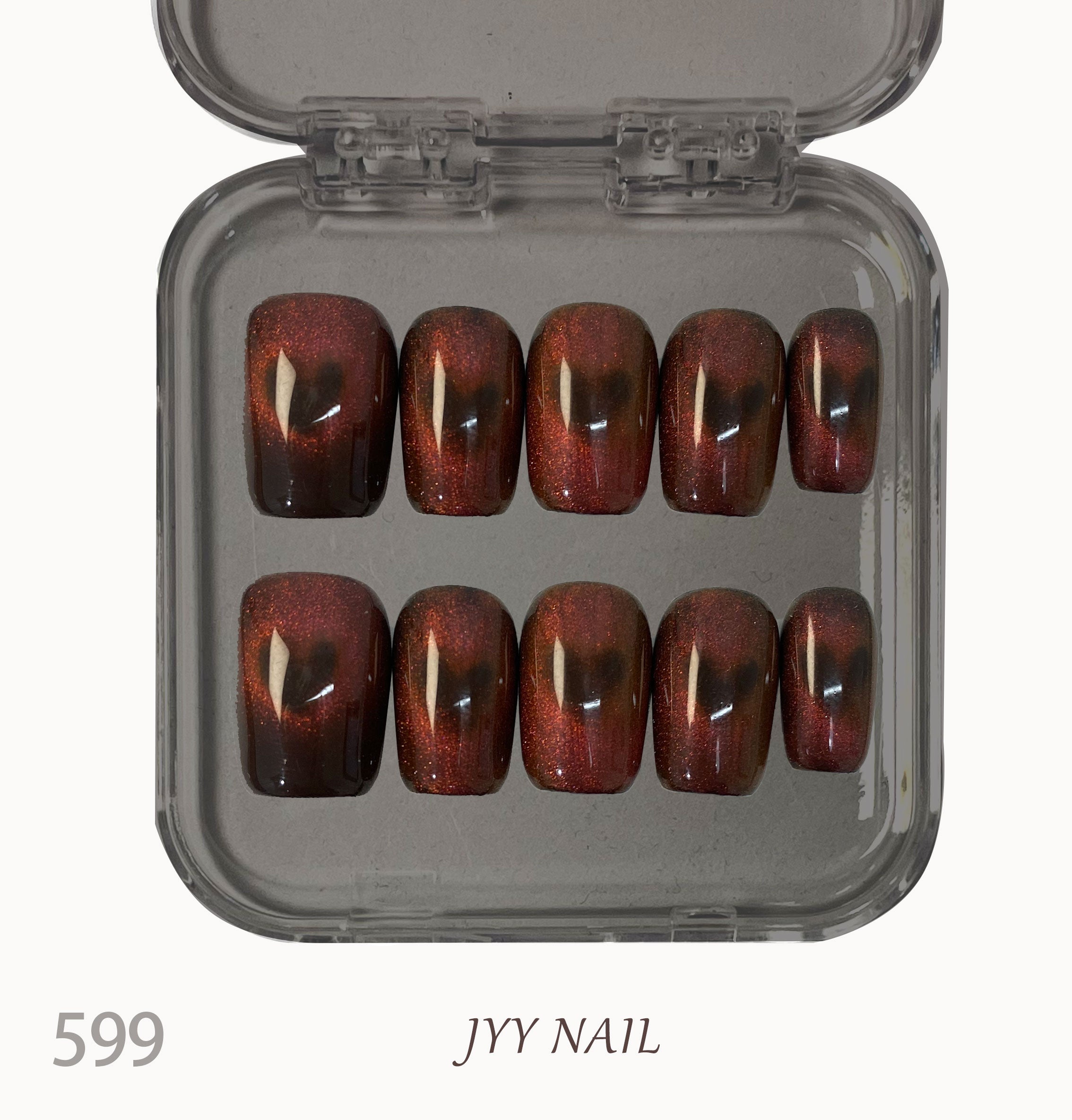 A599 Caramel cat eyes：Caramel love cat eyes pure hand-sucked cat eyes