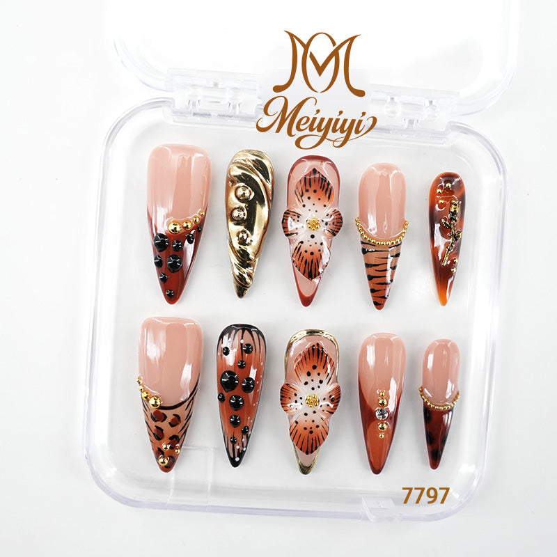 zb128..A wide variety of wearable nails