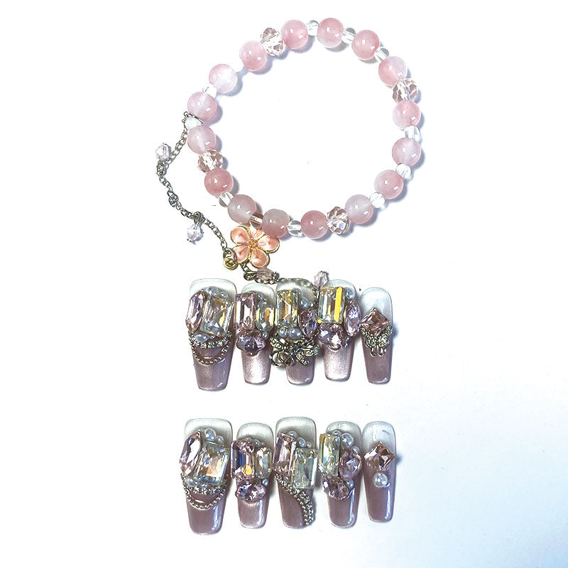A1325-Handmade 2025 bestseller custom nail art trend, fashionable and international style