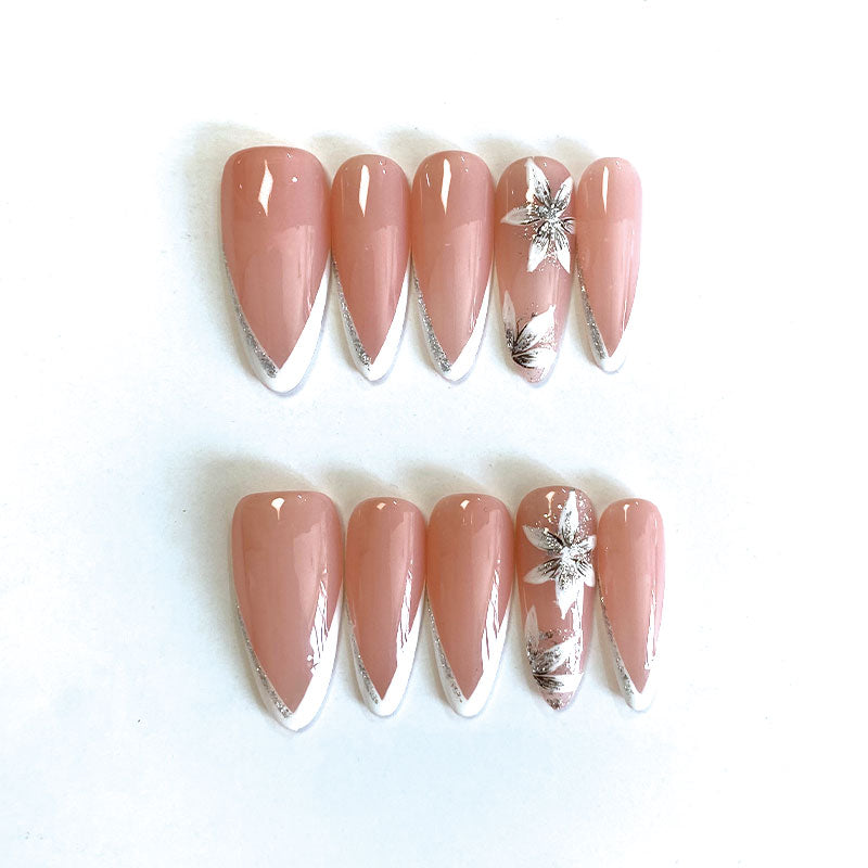 A1150 Meiyiyi original high-end hand-painted 3D flower-picking design wearable nail art