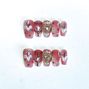 A1244-Handmade 2025 bestseller custom nail art trend, fashionable and international style