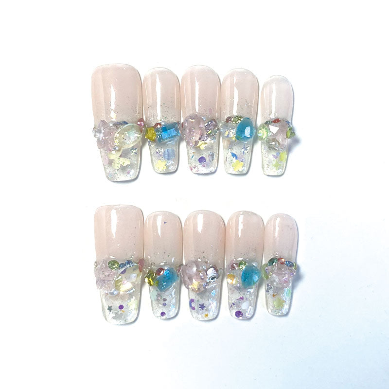 A1323-Handmade 2025 bestseller custom nail art trend, fashionable and international style