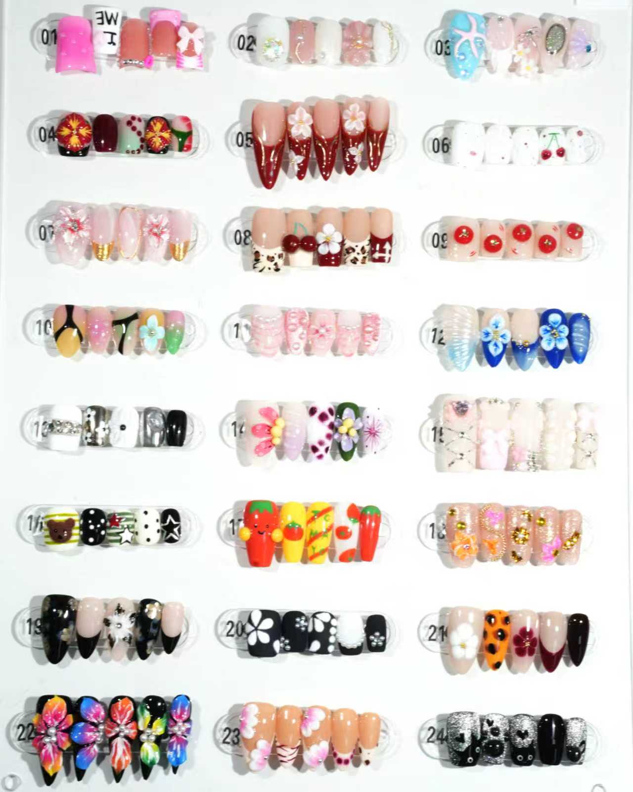 zb77..A display panel featuring a variety of wearable armor styles