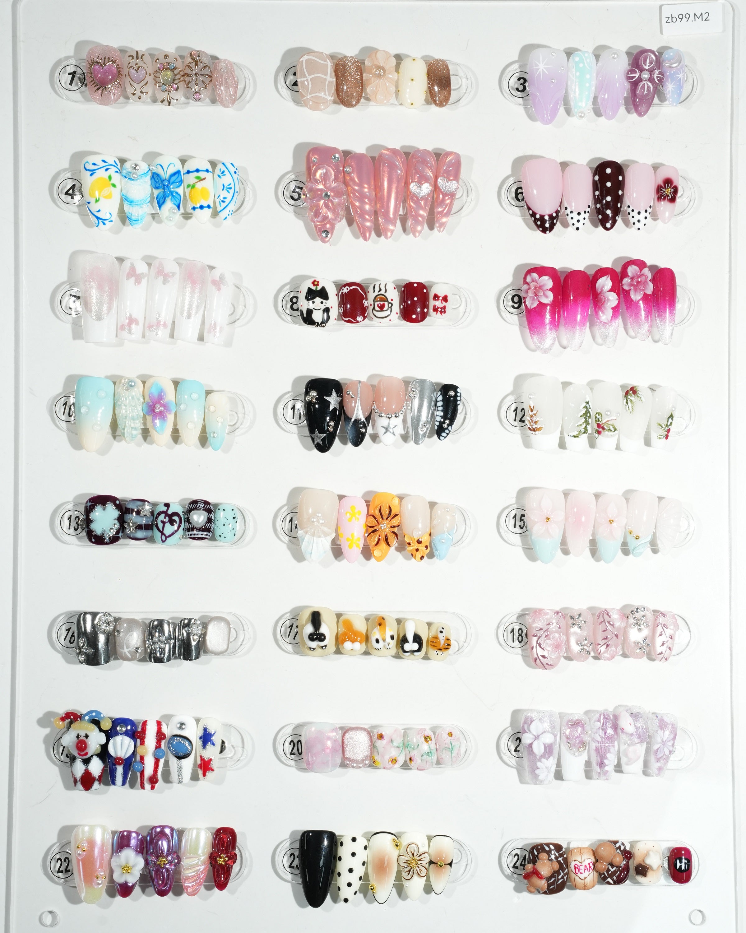 zb99..Different styles of nails