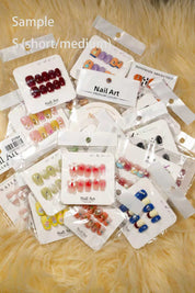 Nails mixed sizes and length wholesale (mainly for Xs and S sizes)-Suzy