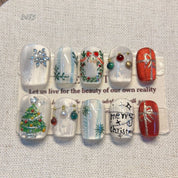 zb23..Christmas costume display boards in various styles